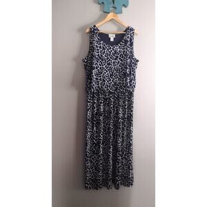 Anthony Richards Sleeveless Spandex Maxi Dress Plus Size 2X